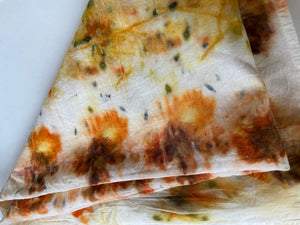 Orange and Sienna organic cotton bandana