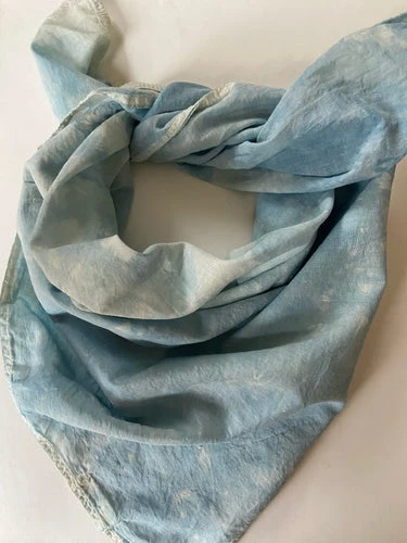 Organic Cotton Indigo Bandana #5