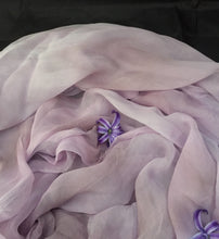 Mauve silk styling cloth