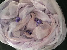 Mauve silk styling cloth