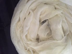 Pale Yellow  silk styling cloth