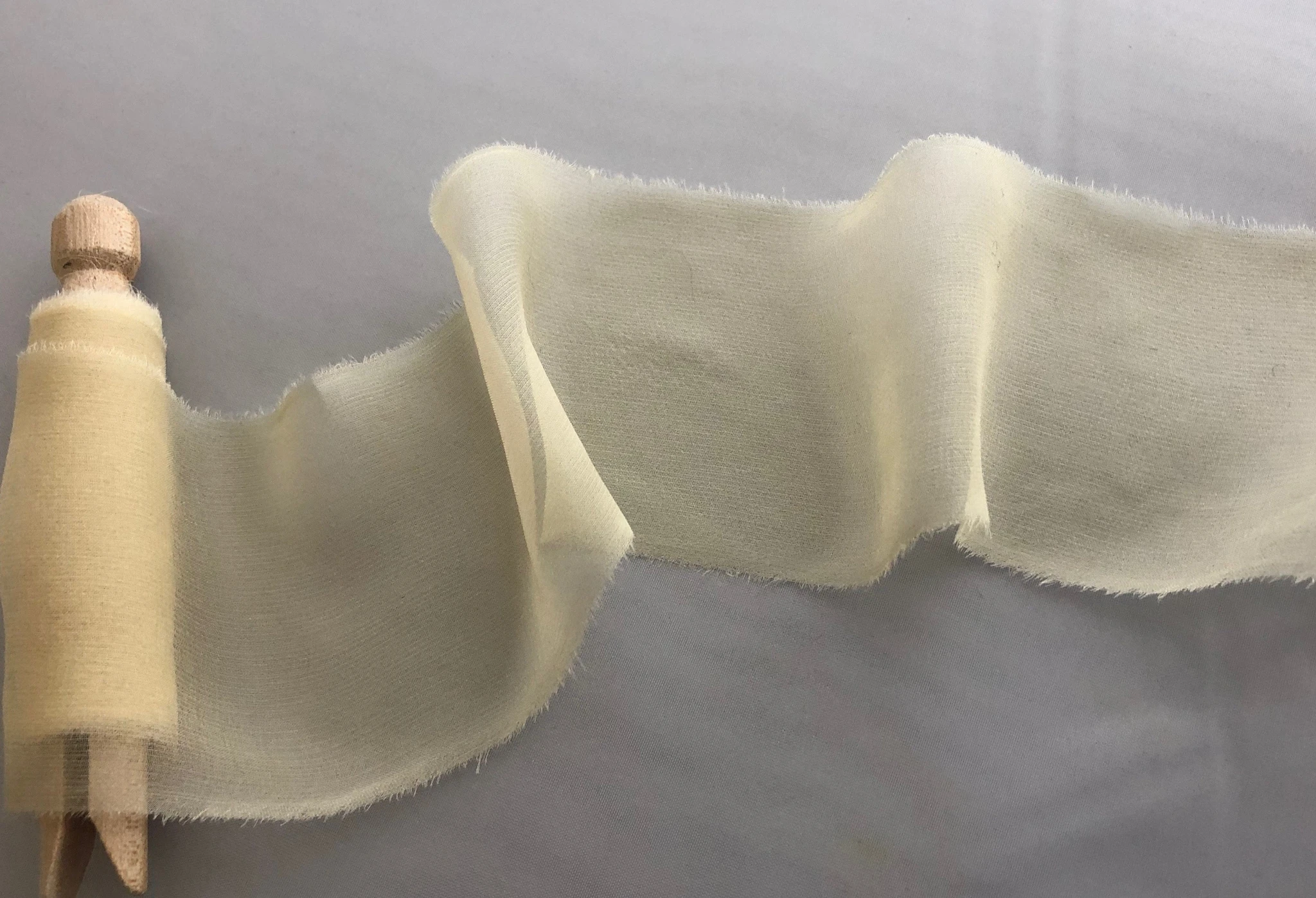 Antique white gauze