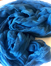 Blue cheesecloth