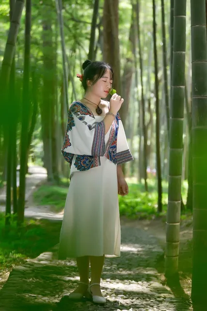 Antique White Bamboo