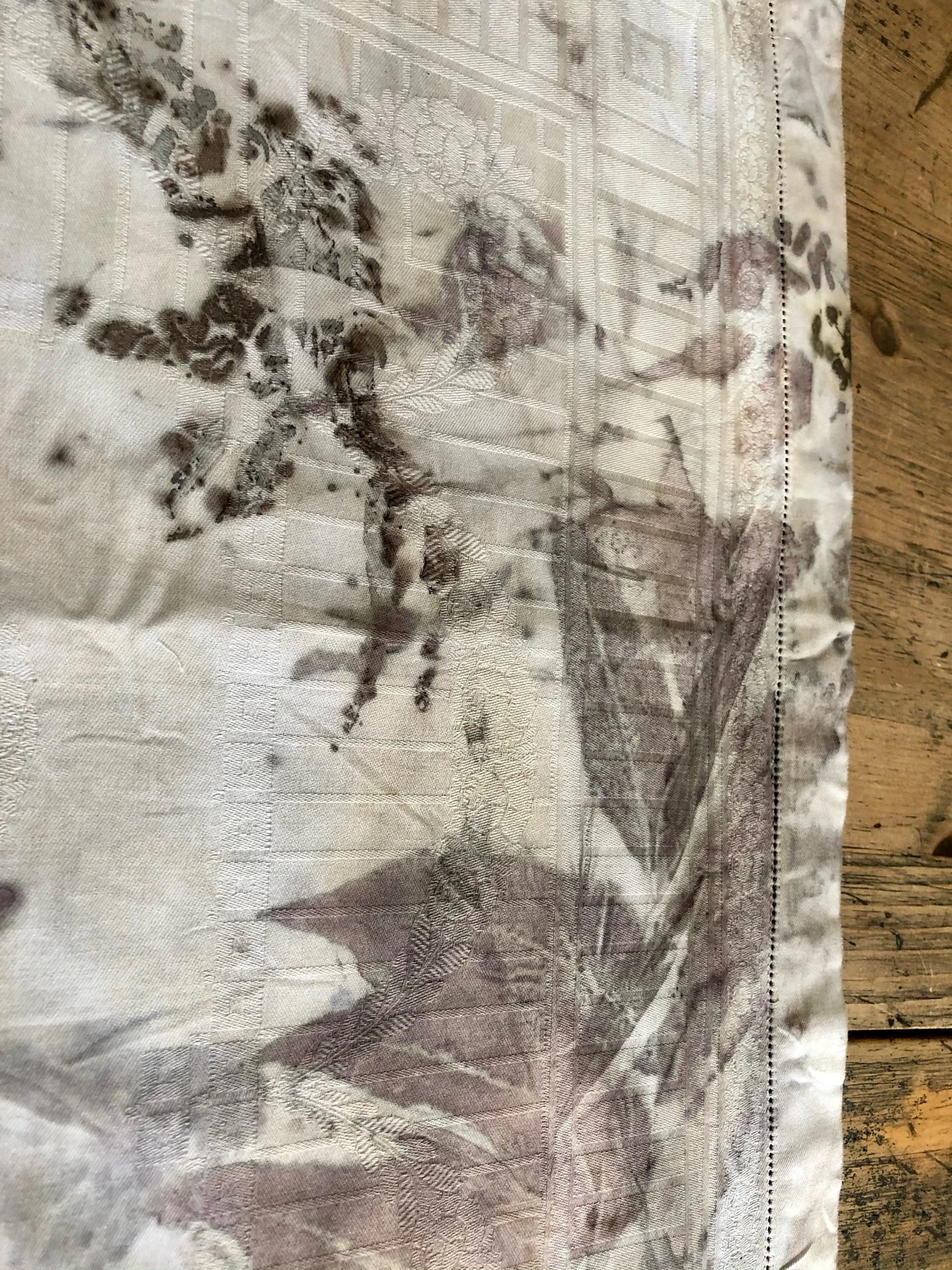 Ecodyed Linen tablecloth #2