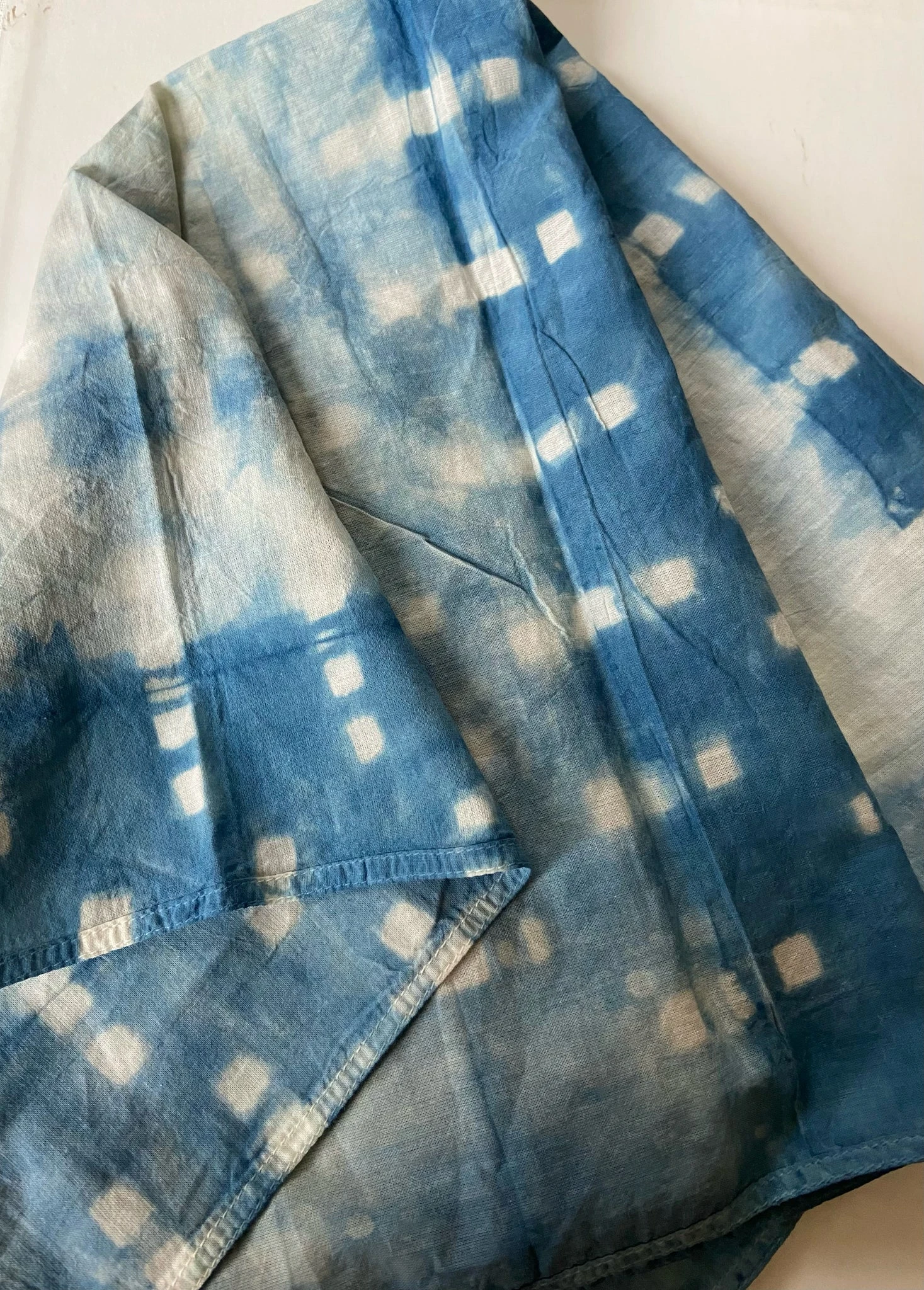 Organic Cotton Indigo Bandana #4